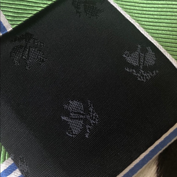 Brooks Brothers Green and blue Pure silk tie. - Picture 4 of 4